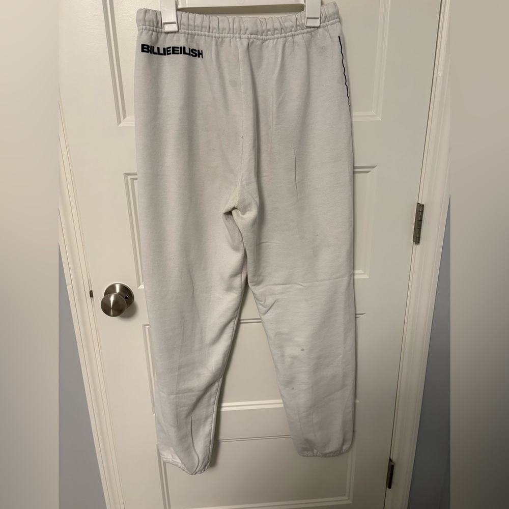 Jerzees Billie Eilish White Sweatpants